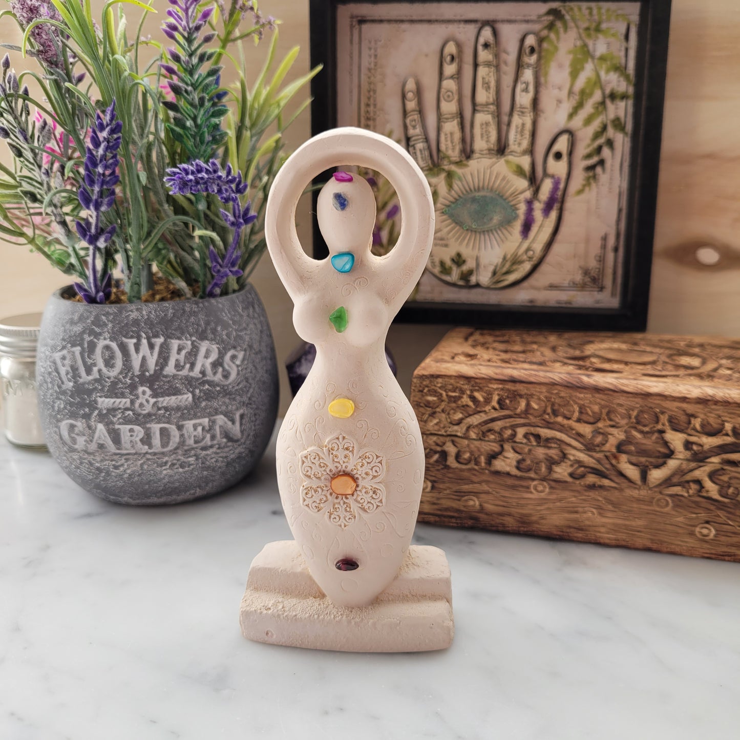 Chakra Goddess Statue