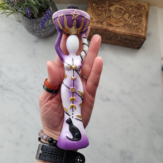 Moon Goddess T-lite Holder