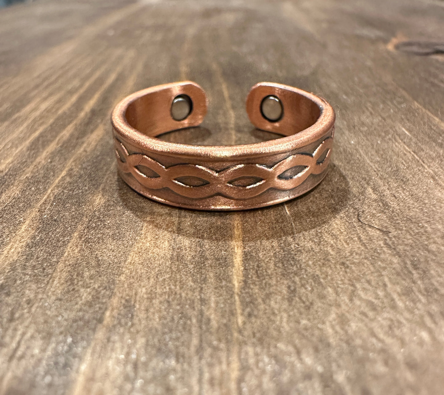 Infinity Magnetic Copper Ring