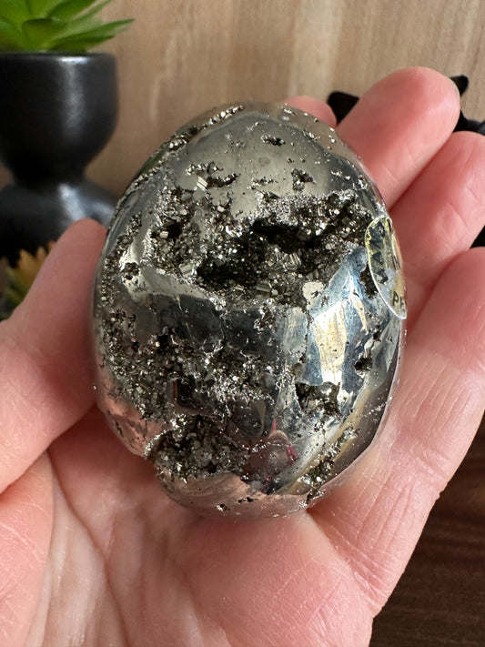 Pyrite Egg 218g