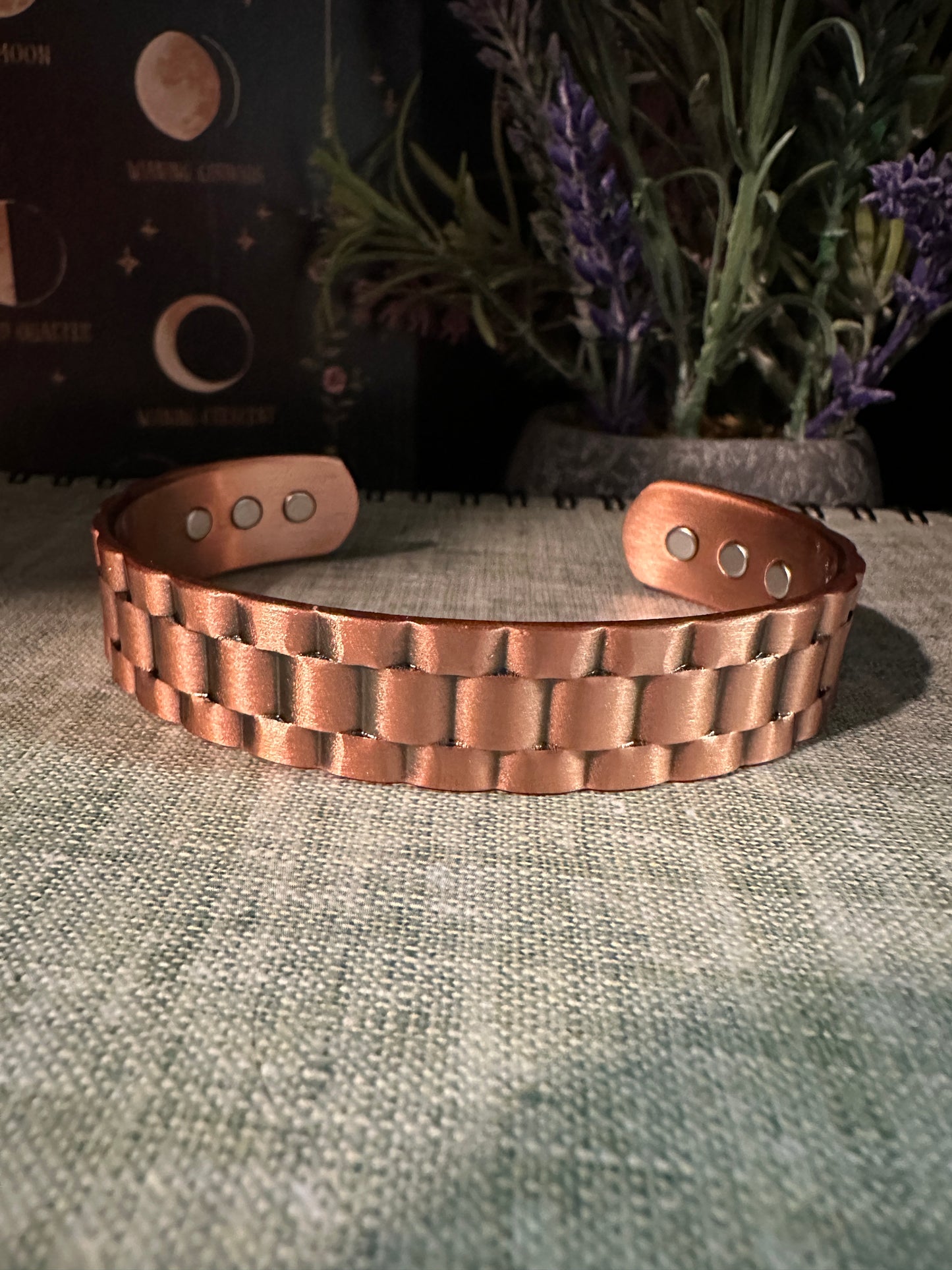 Watchband Magnetic Copper Cuff Bracelet