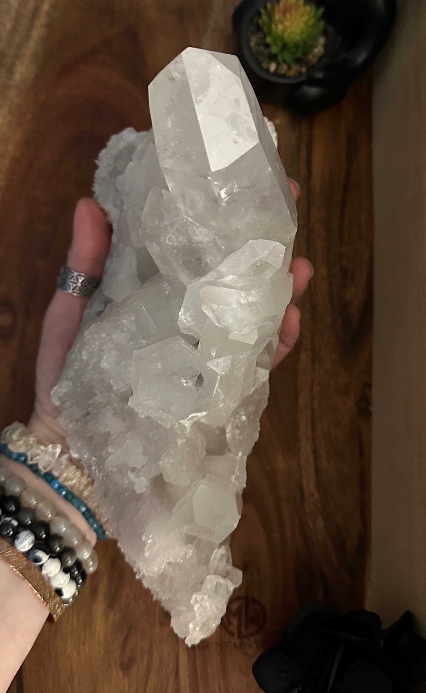 Lemurian Quartz Cluster 1911g