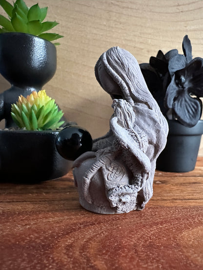 Tiamat Dragon Goddess with Obsidian Sphere