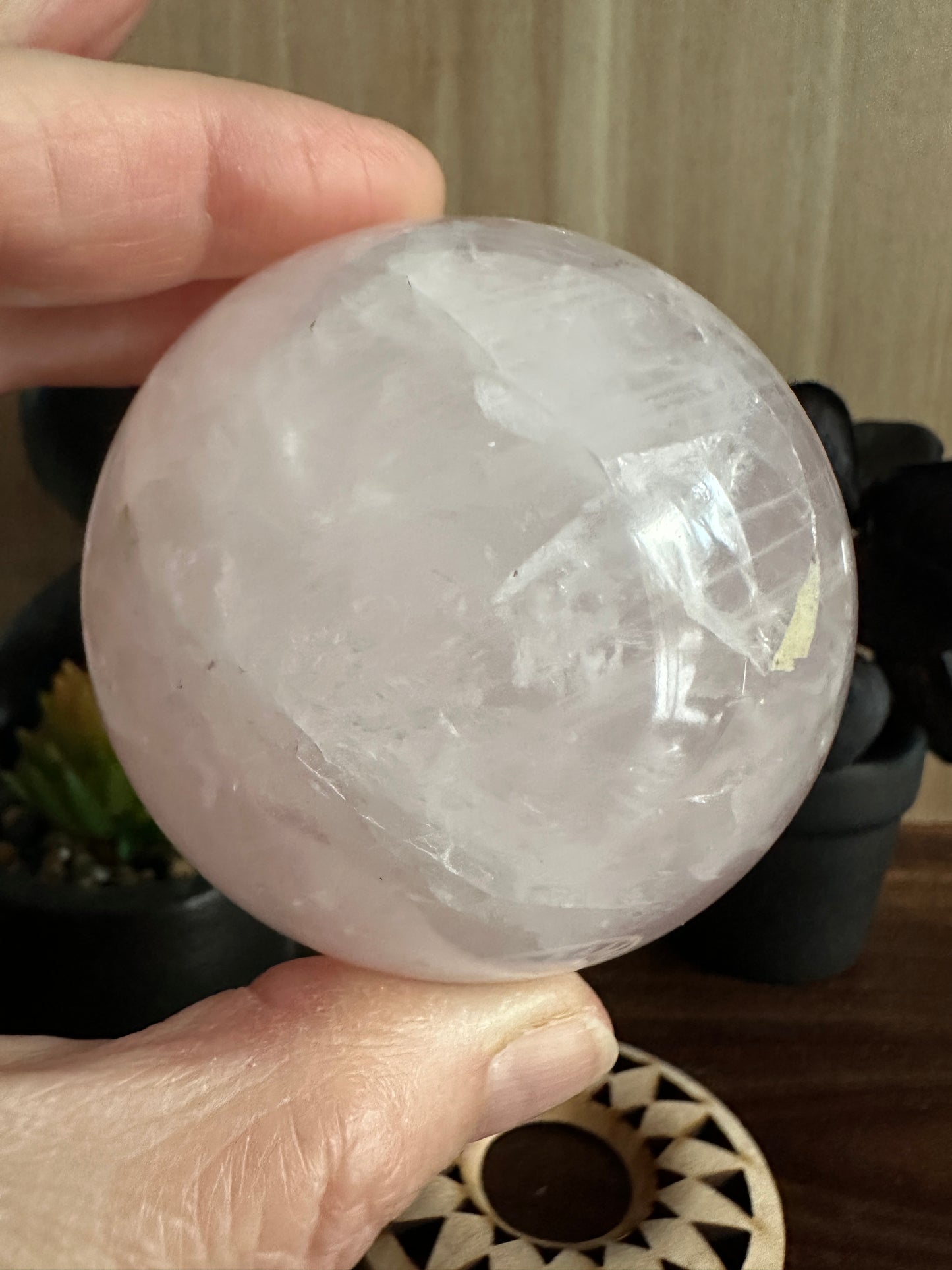 Rose Quartz Sphere 307g