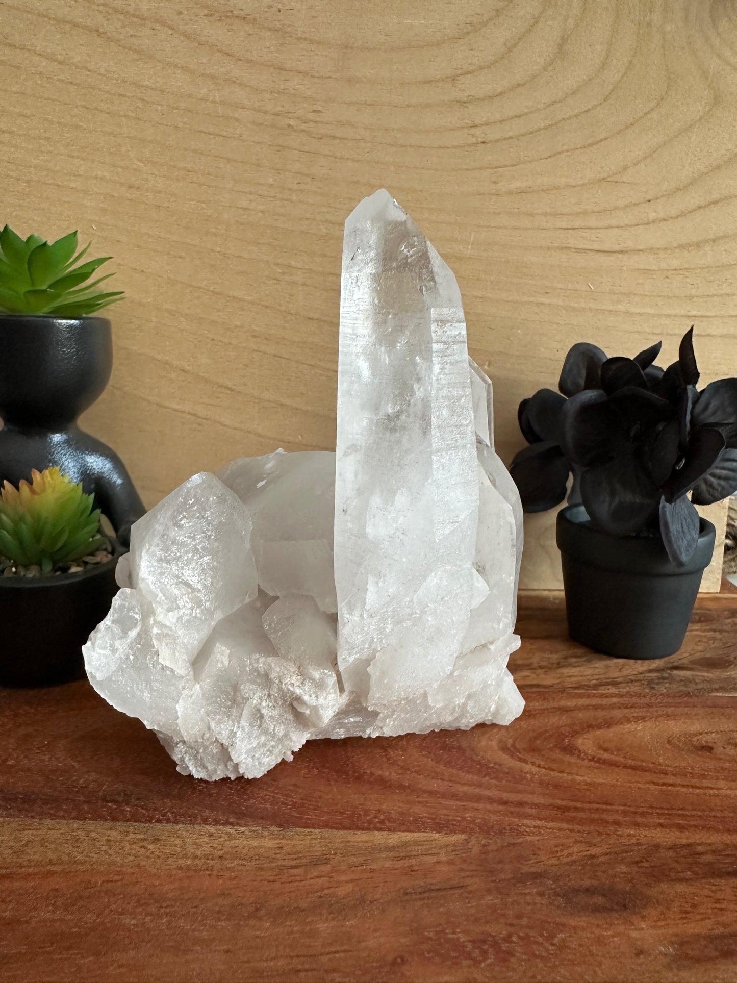 Lemurian Quartz Cluster 687g