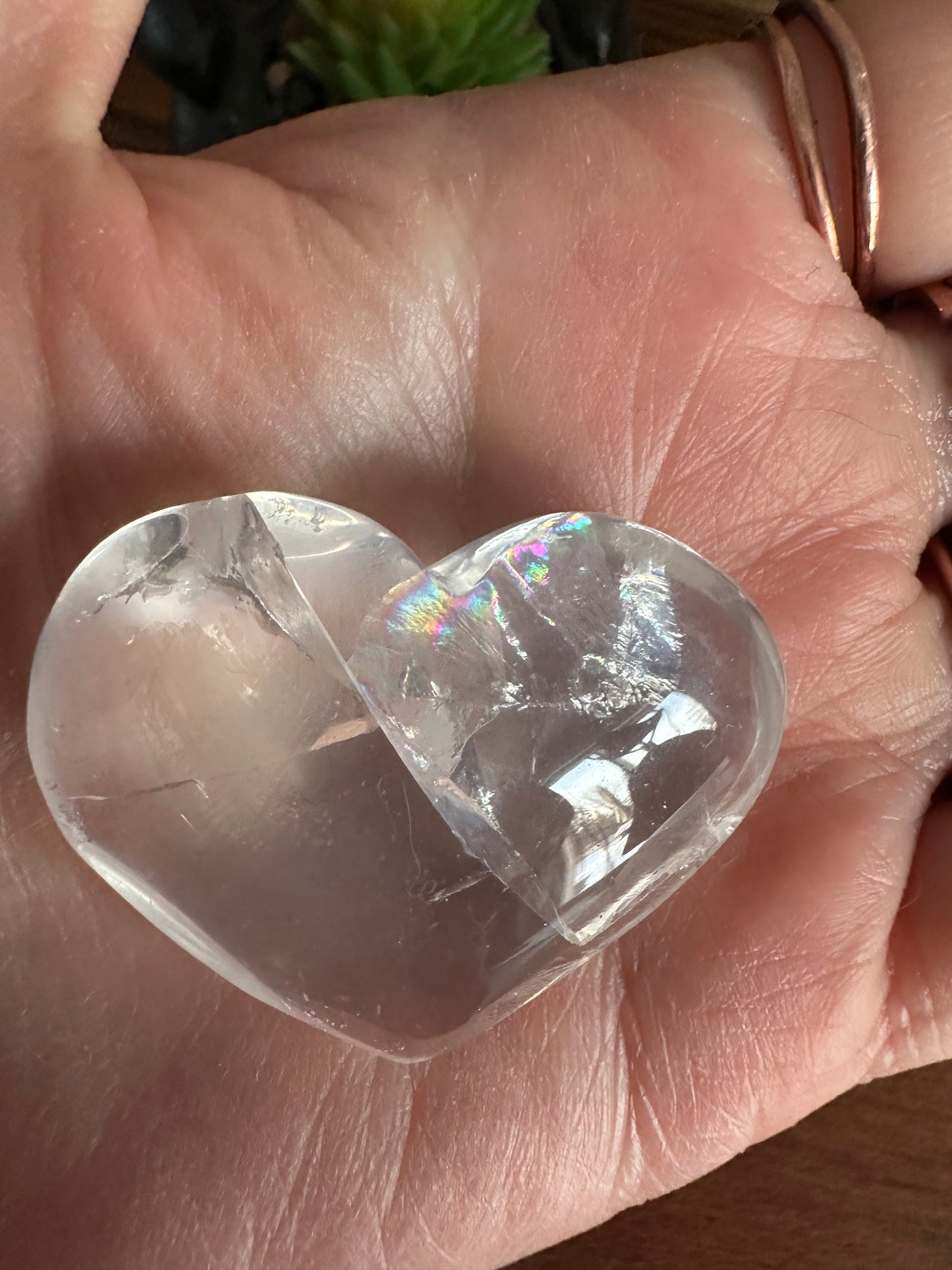 Clear Quartz Heart 29g