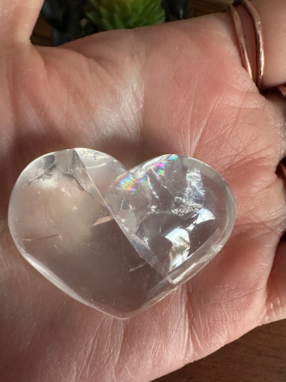 Clear Quartz Heart 29g
