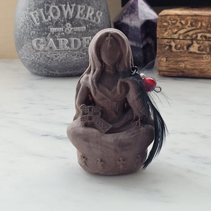 Morrigan Raven Goddess Statue