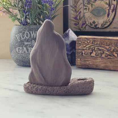 Gaia Goddess Statue and Candle Holder
