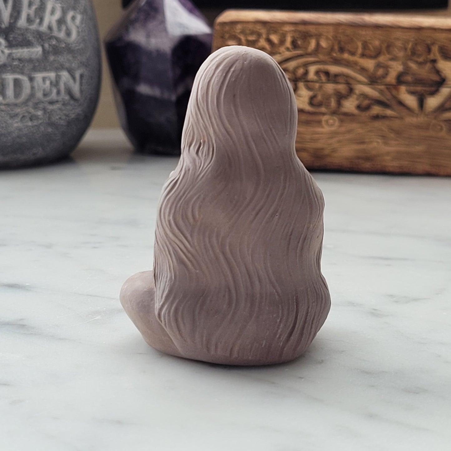 Cerridwen Goddess Statue with Cauldron