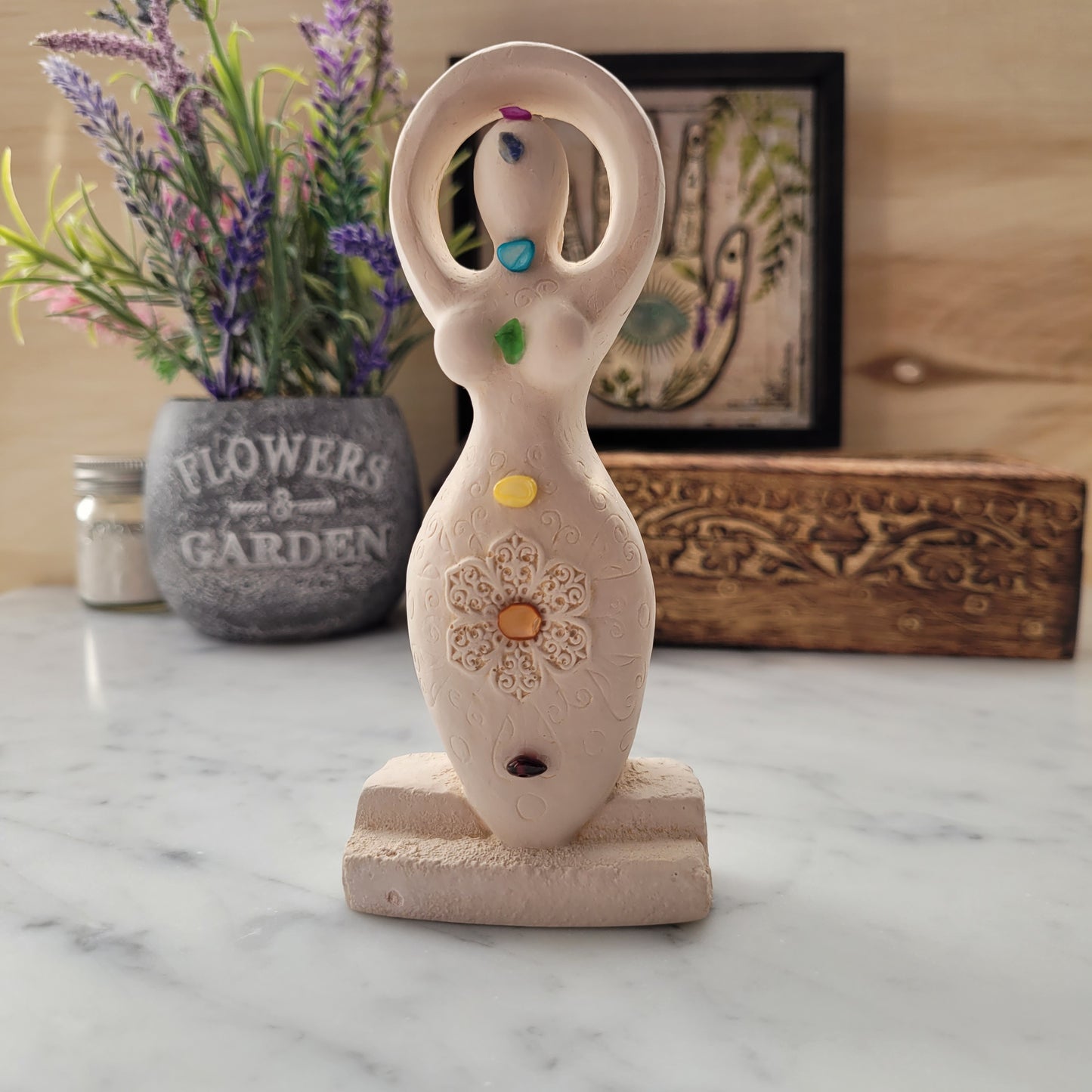 Chakra Goddess Statue