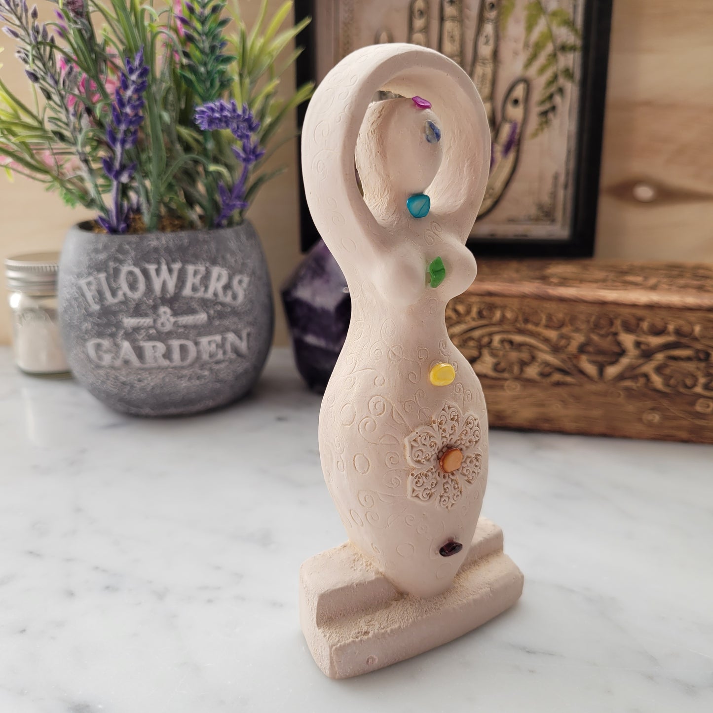 Chakra Goddess Statue
