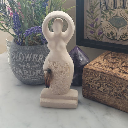 Owl Goddess Statue