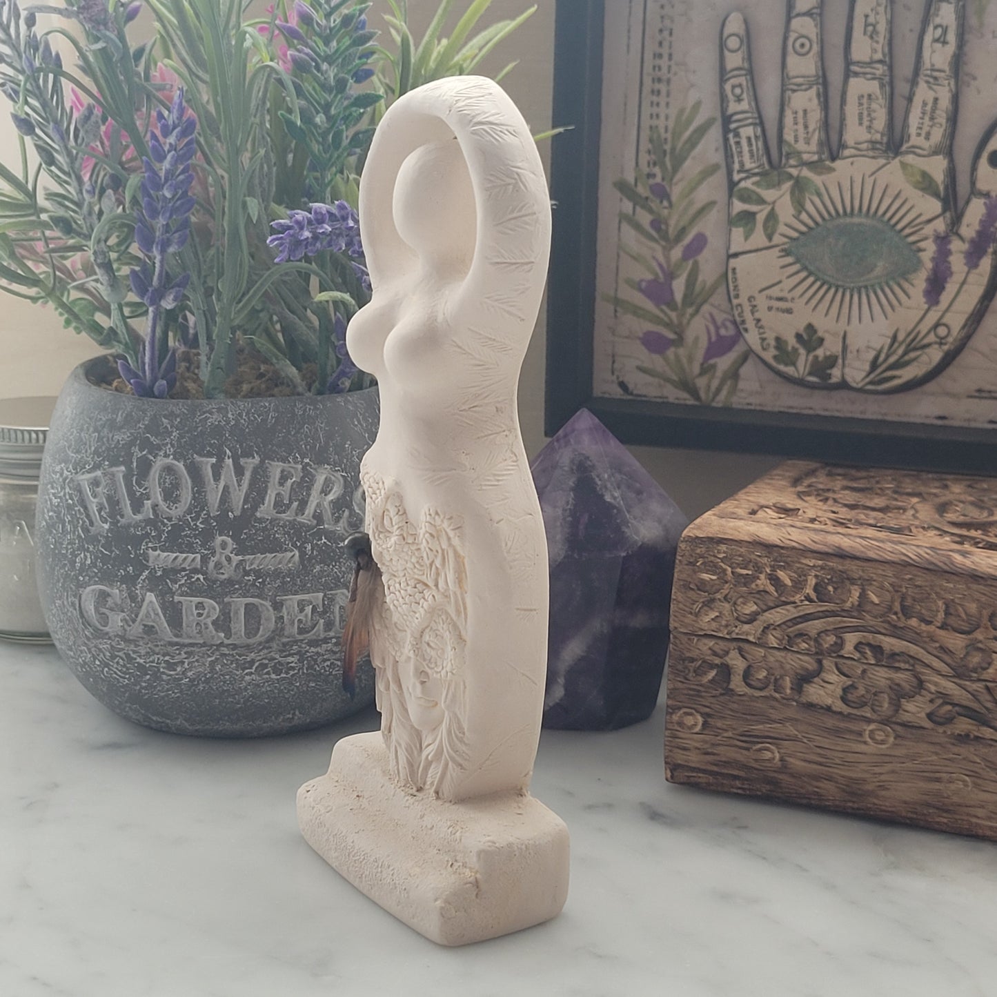 Owl Goddess Statue