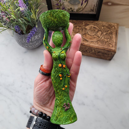 Spring/Fertility Goddess T-lite Holder