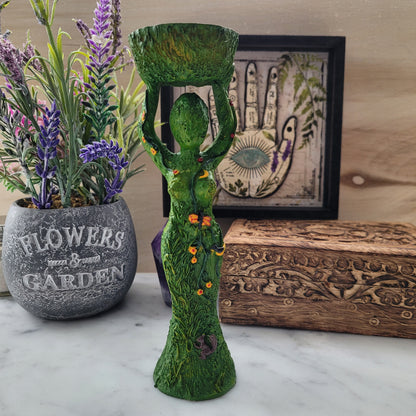 Spring/Fertility Goddess T-lite Holder
