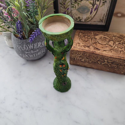 Spring/Fertility Goddess T-lite Holder