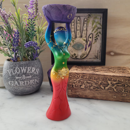Chakra Goddess T-lite Holder