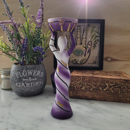 Moon Goddess T-lite Holder