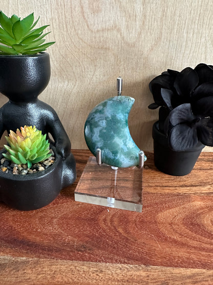 Moss Agate Moon 46g