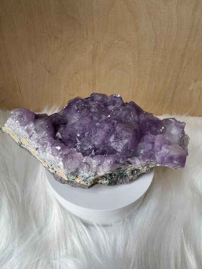 Amethyst Geode Cluster 1065g