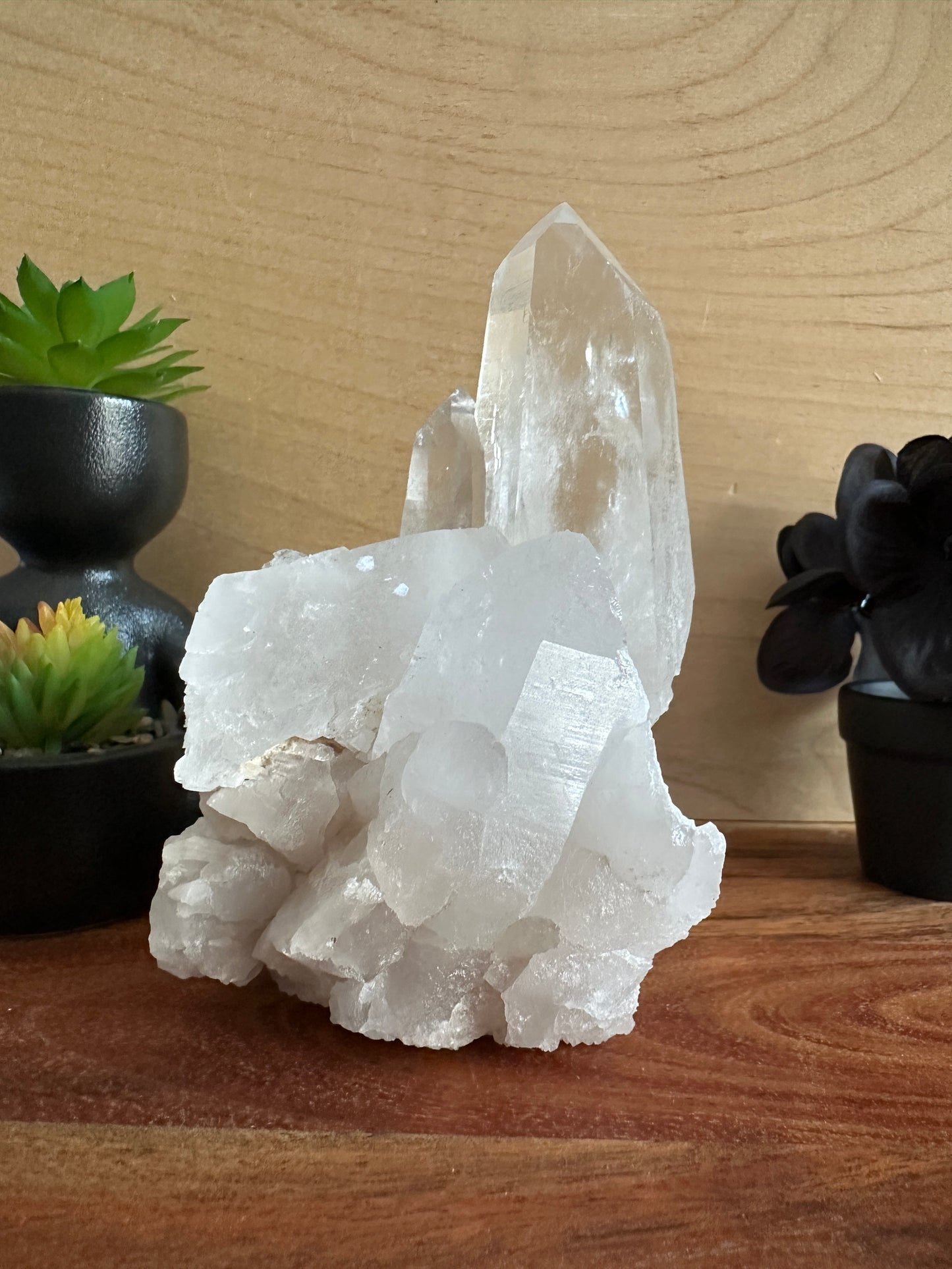 Lemurian Quartz Cluster 687g