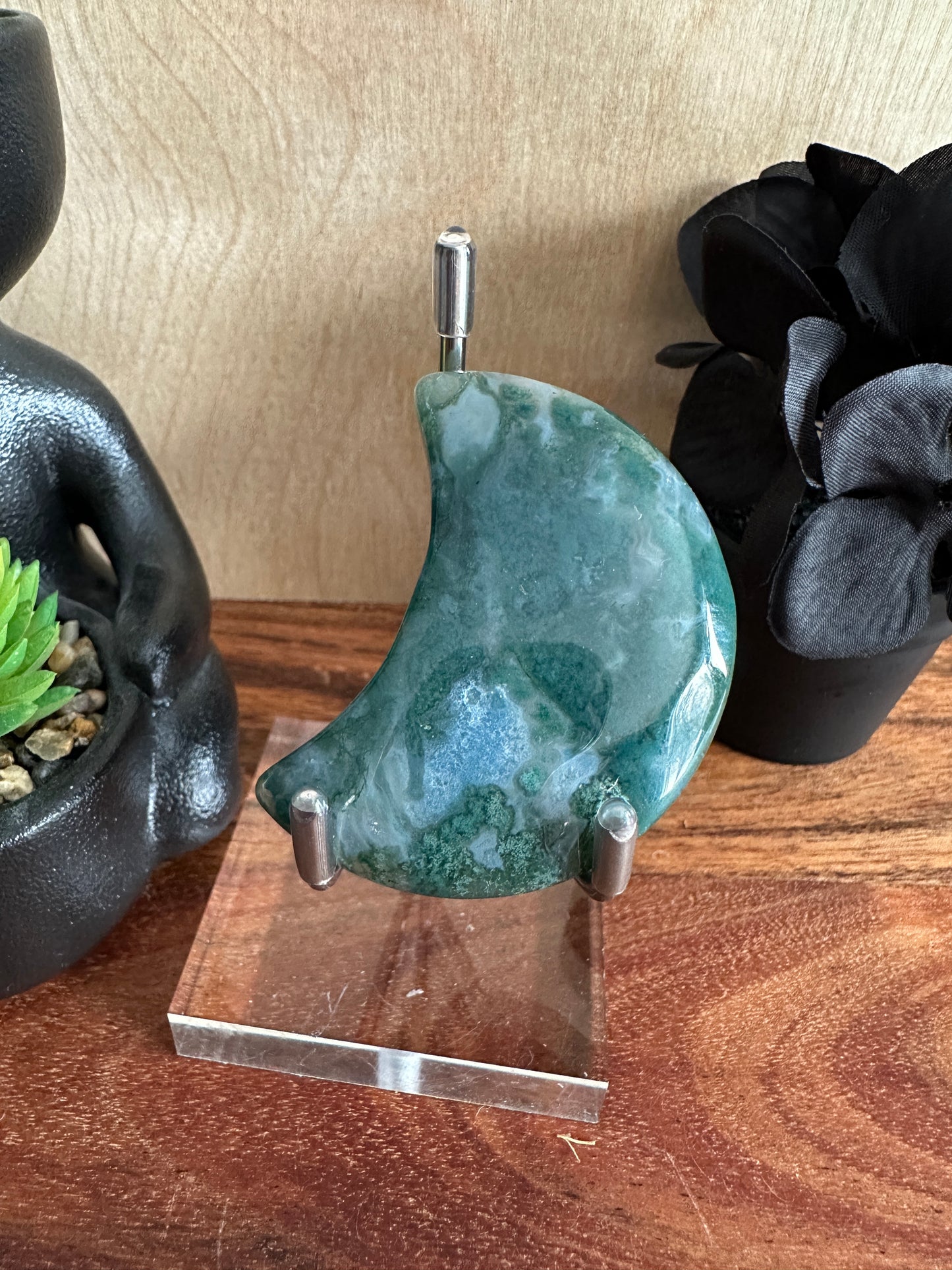 Moss Agate Moon 46g