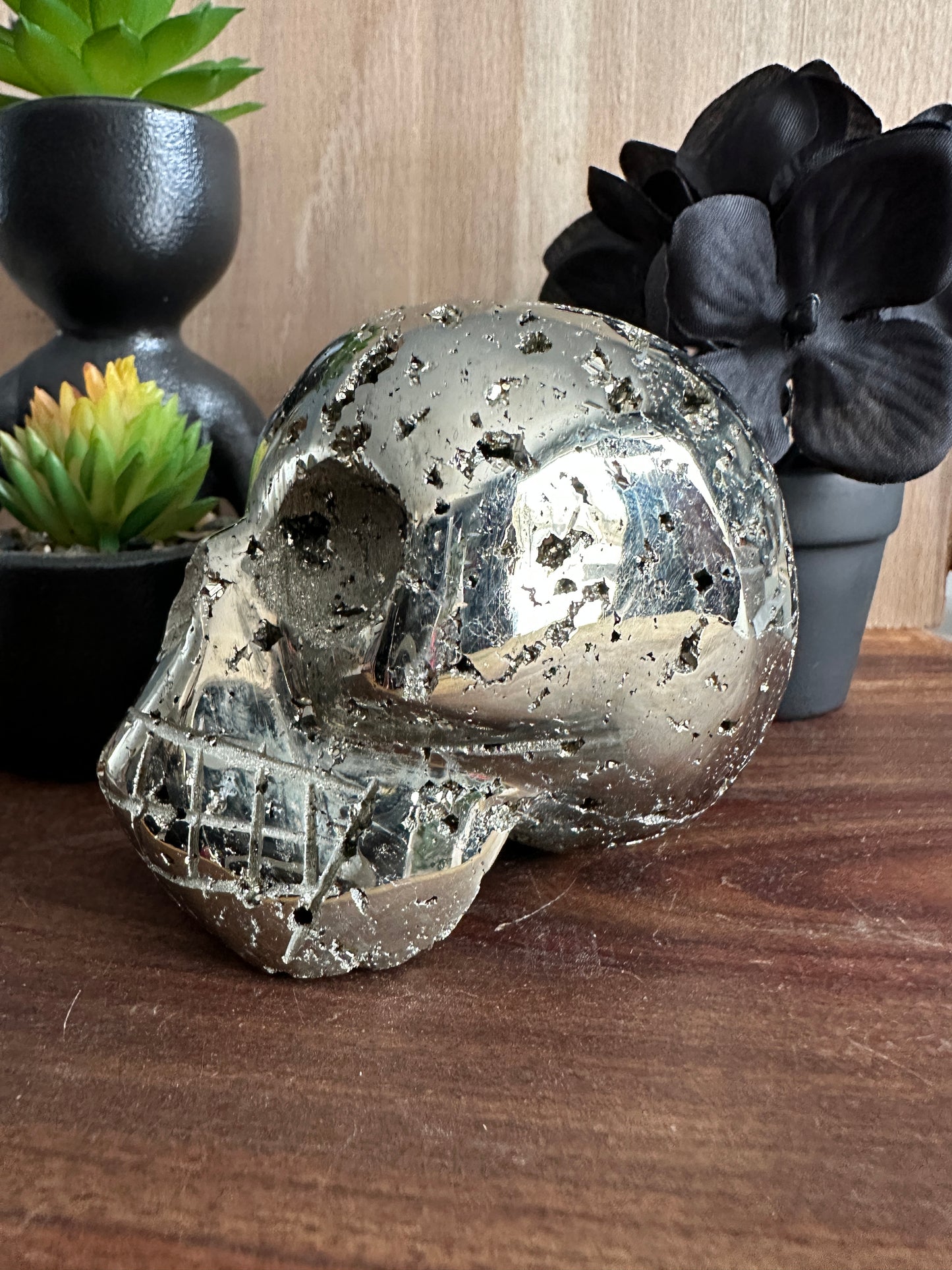 Pyrite Skull