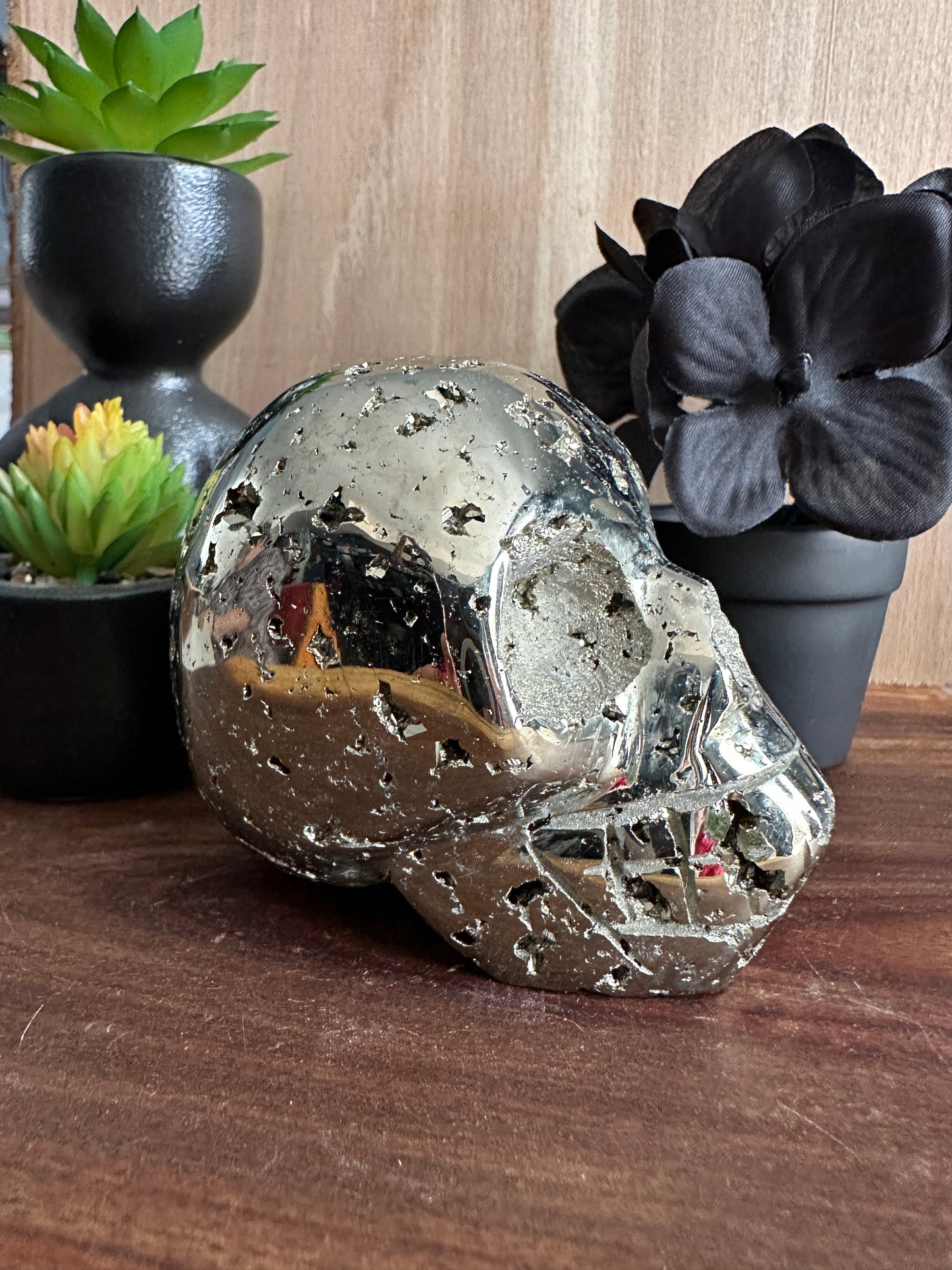 Pyrite Skull