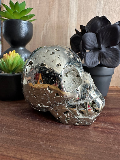 Pyrite Skull