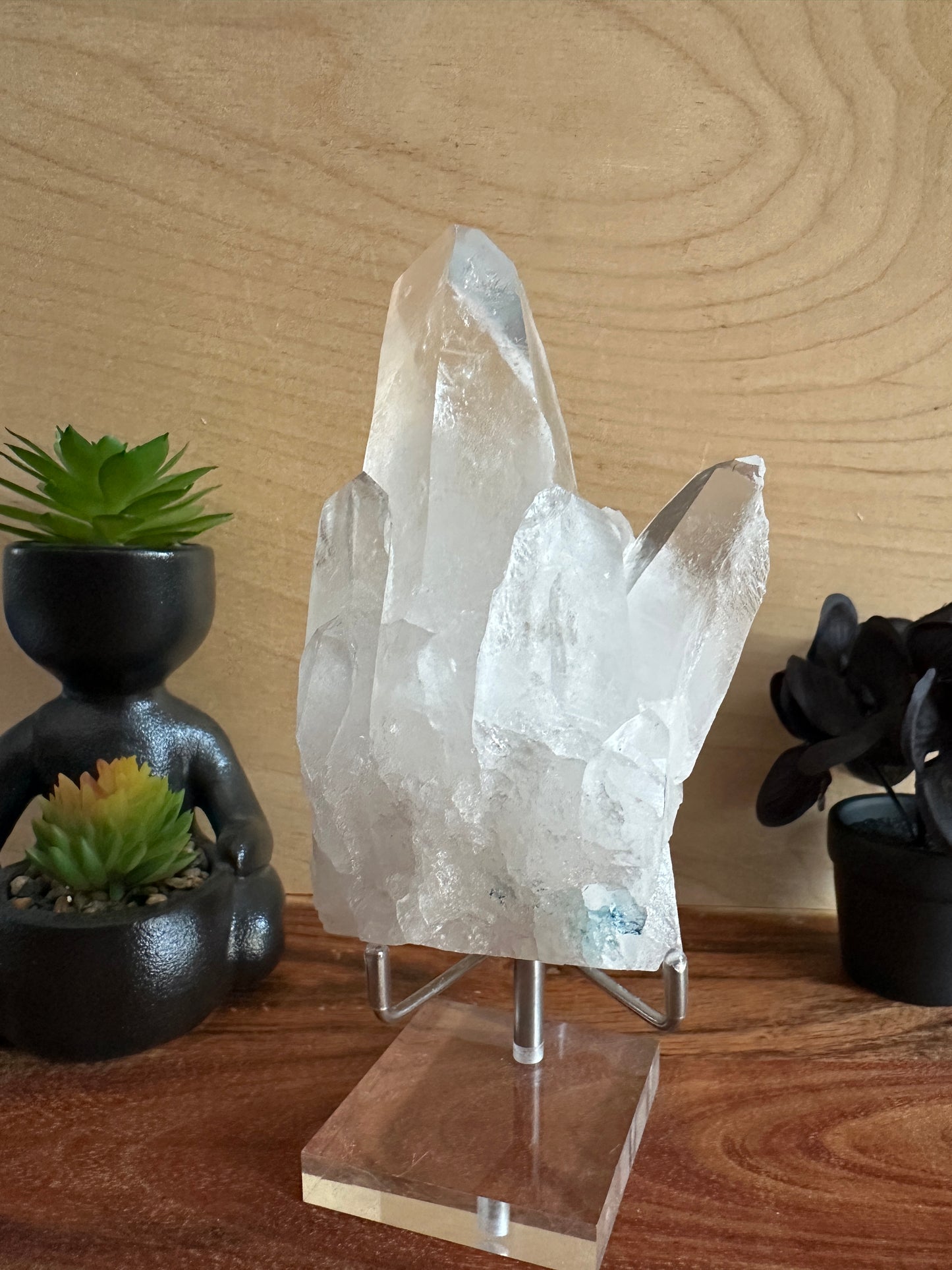 Lemurian Quartz Cluster 526g