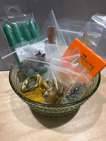 Money Bowl Ritual Kit