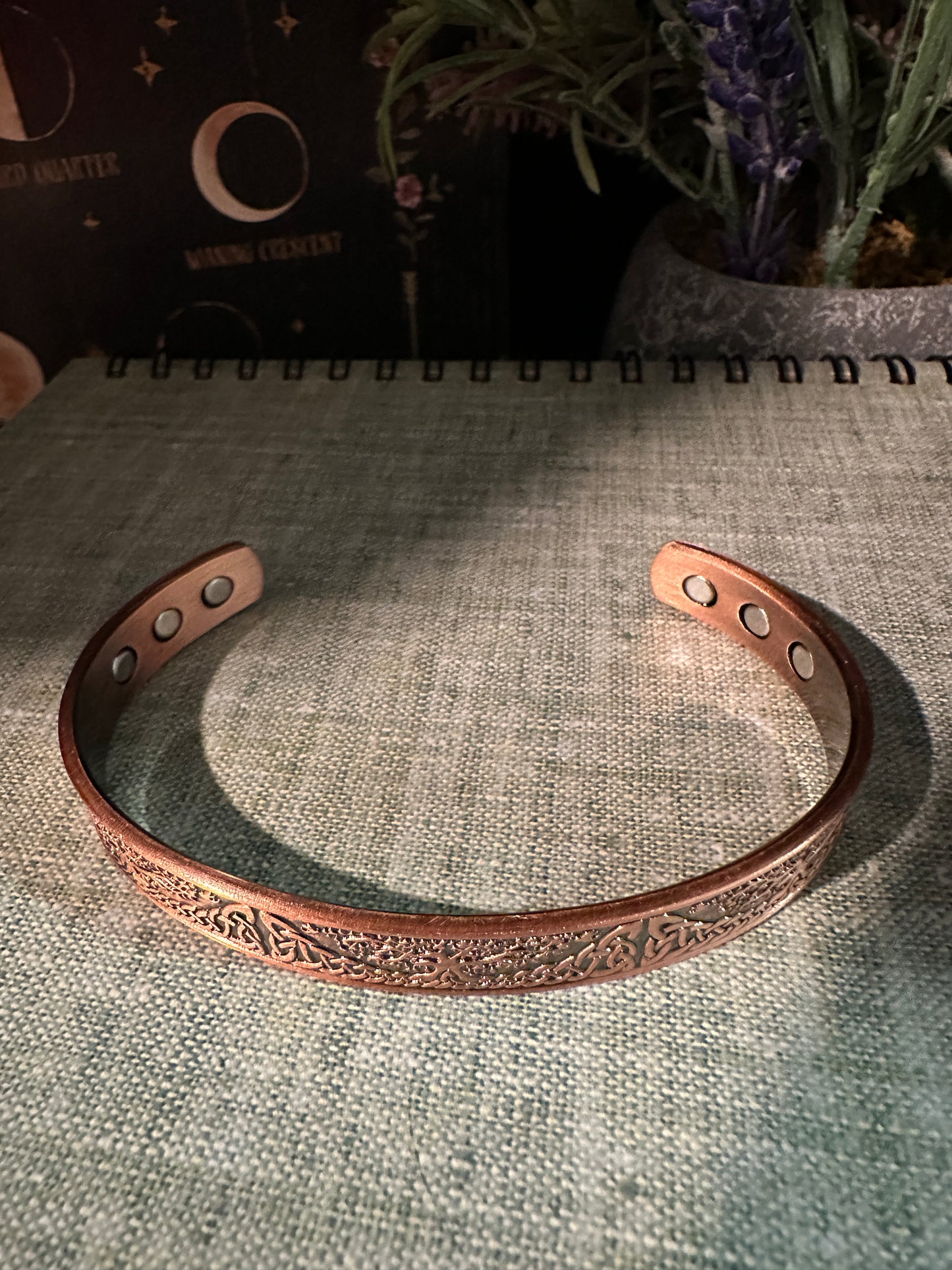 T-Tree of Life Copper Magnetic Bracelet