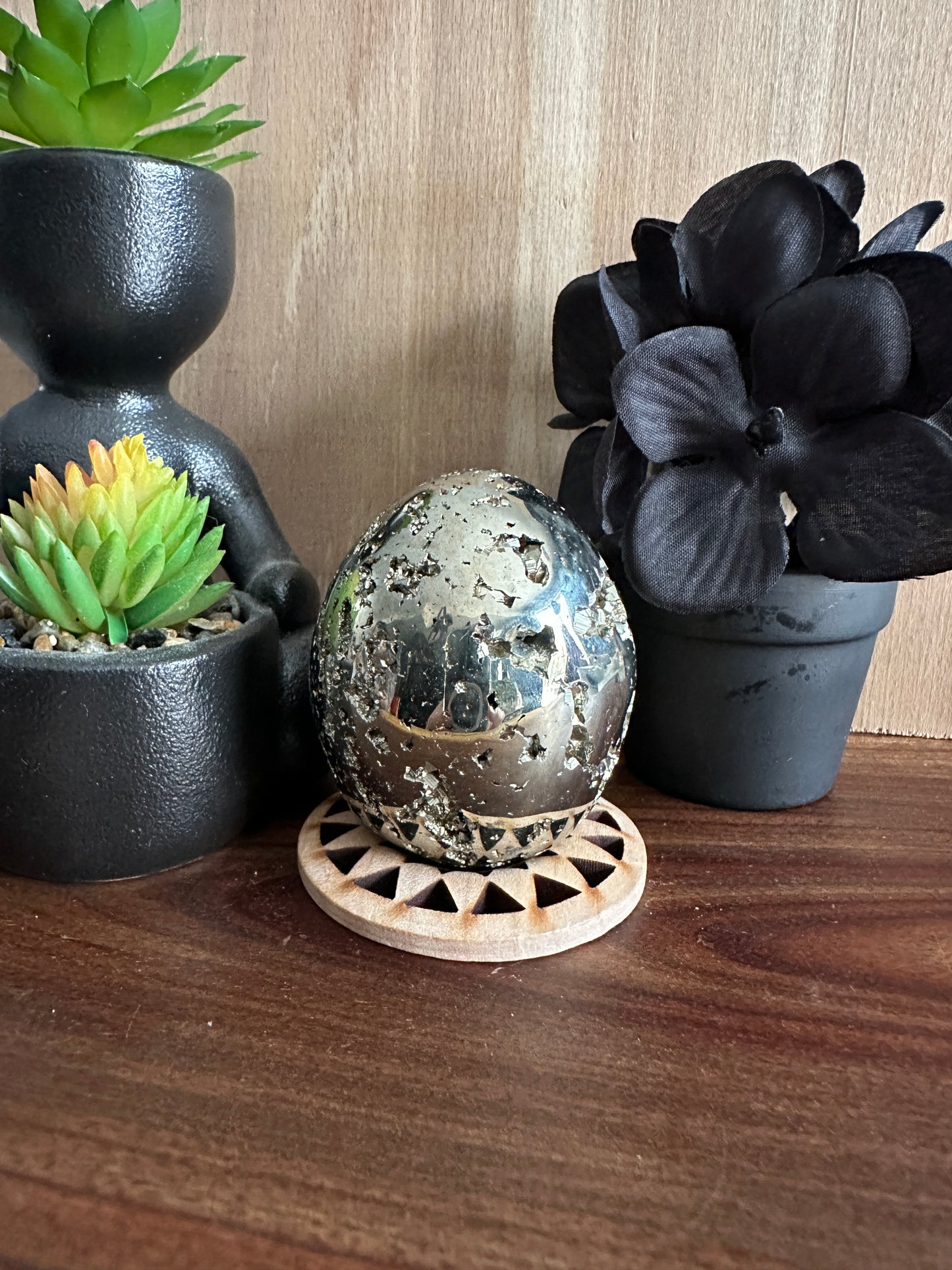 Pyrite Egg 218g