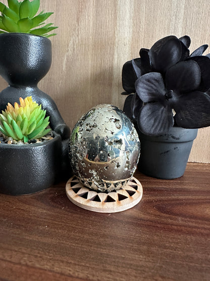 Pyrite Egg 218g