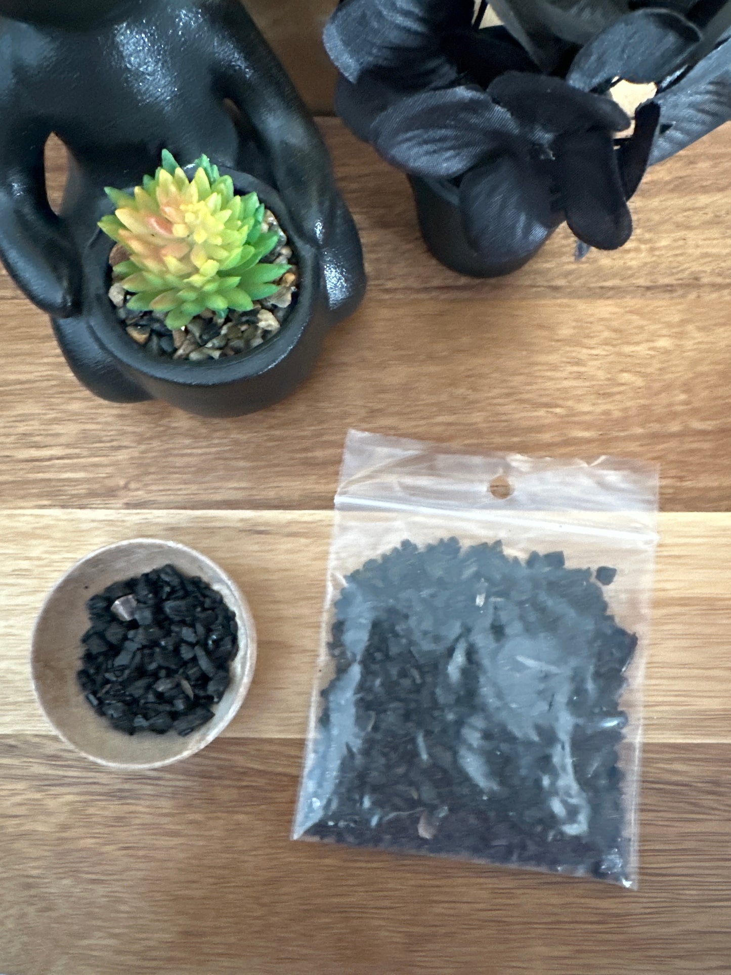 Crushed Black Tourmaline chips 50g