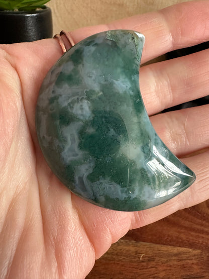 Moss Agate Moon 46g