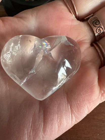 Clear Quartz Heart 29g