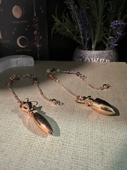 Copper Chakra Pendulum