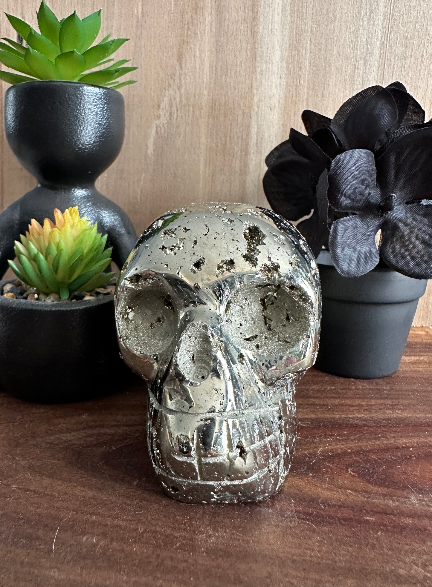 Pyrite Skull