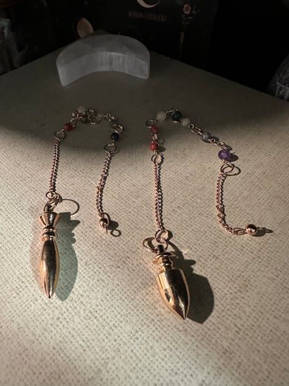 Copper Chakra Pendulum