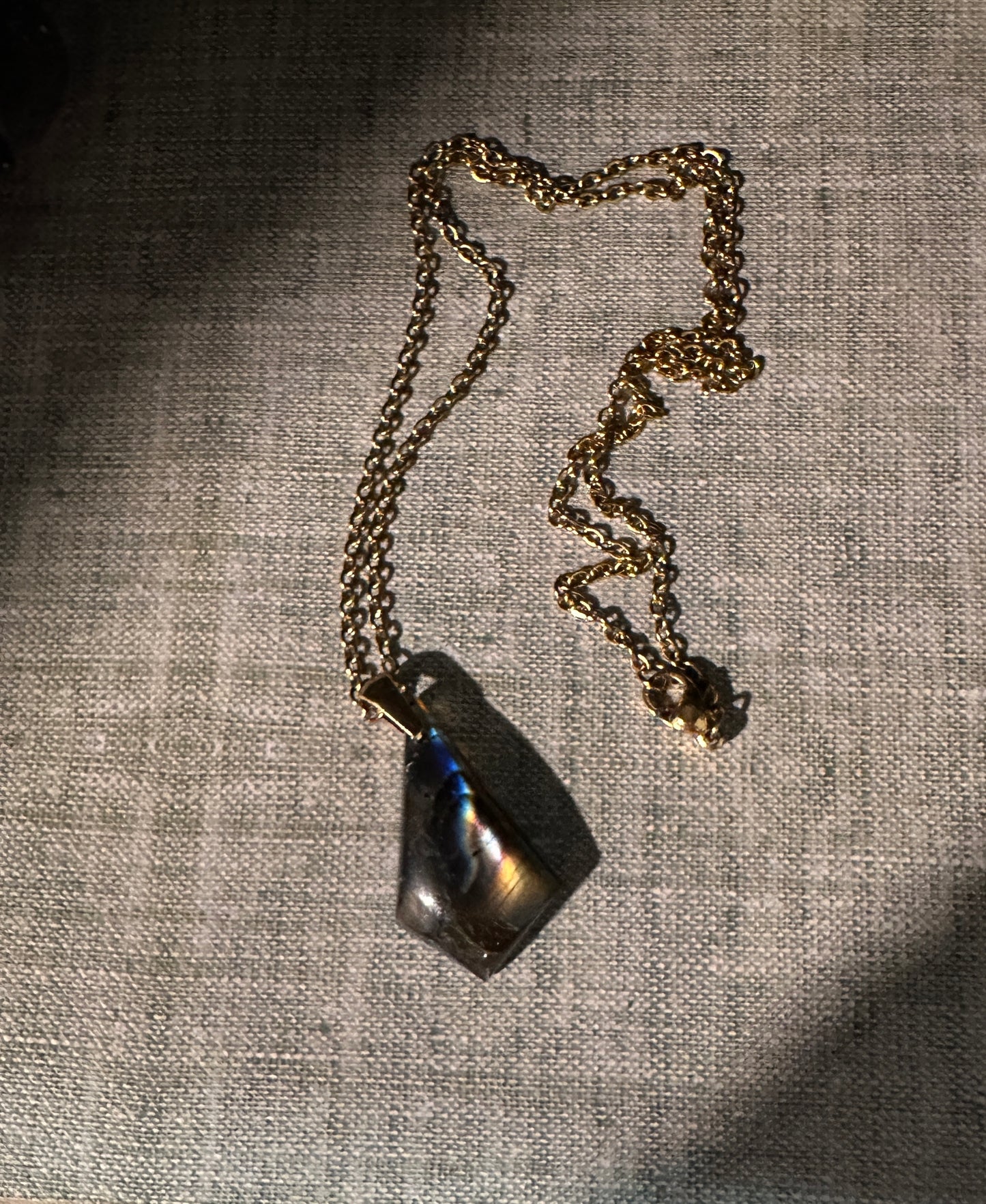Labradorite necklace (b1)