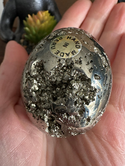 Pyrite Egg 218g