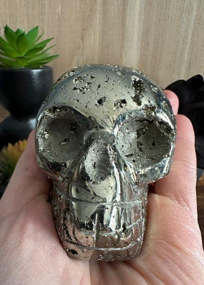 Pyrite Skull