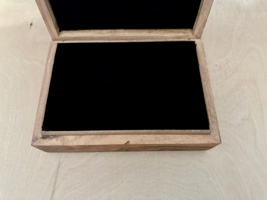 Rose Quartz Crystal Wooden Box