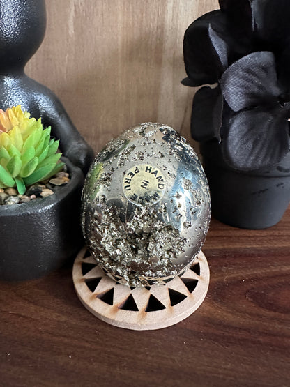 Pyrite Egg 218g
