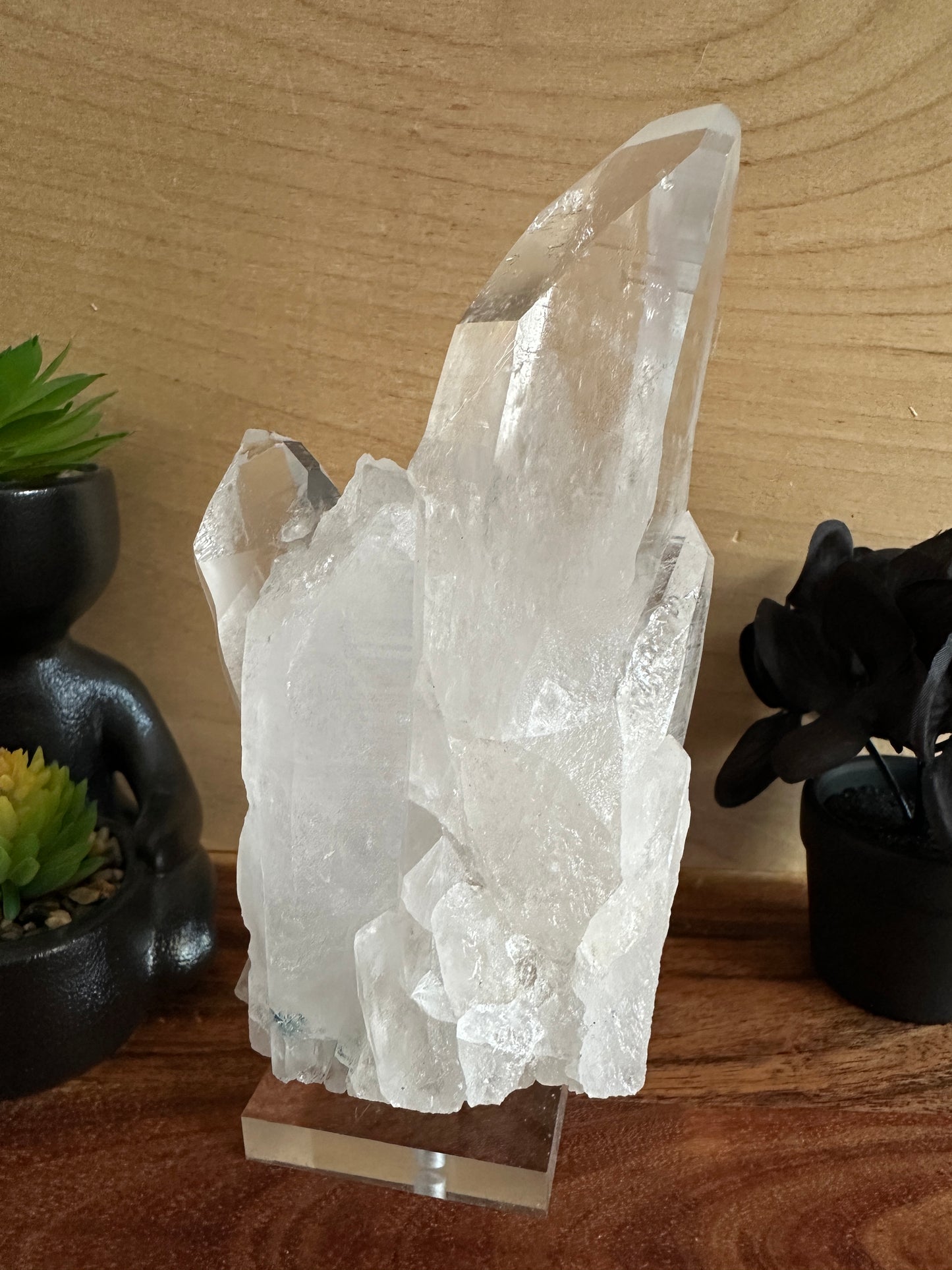 Lemurian Quartz Cluster 526g