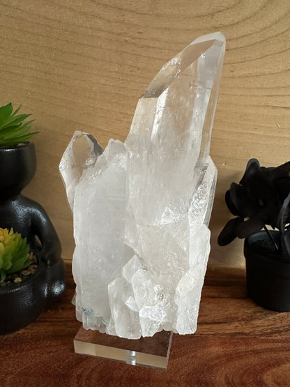 Lemurian Quartz Cluster 526g