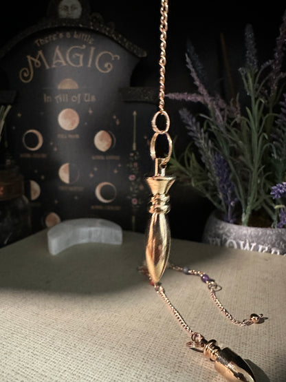 Copper Chakra Pendulum