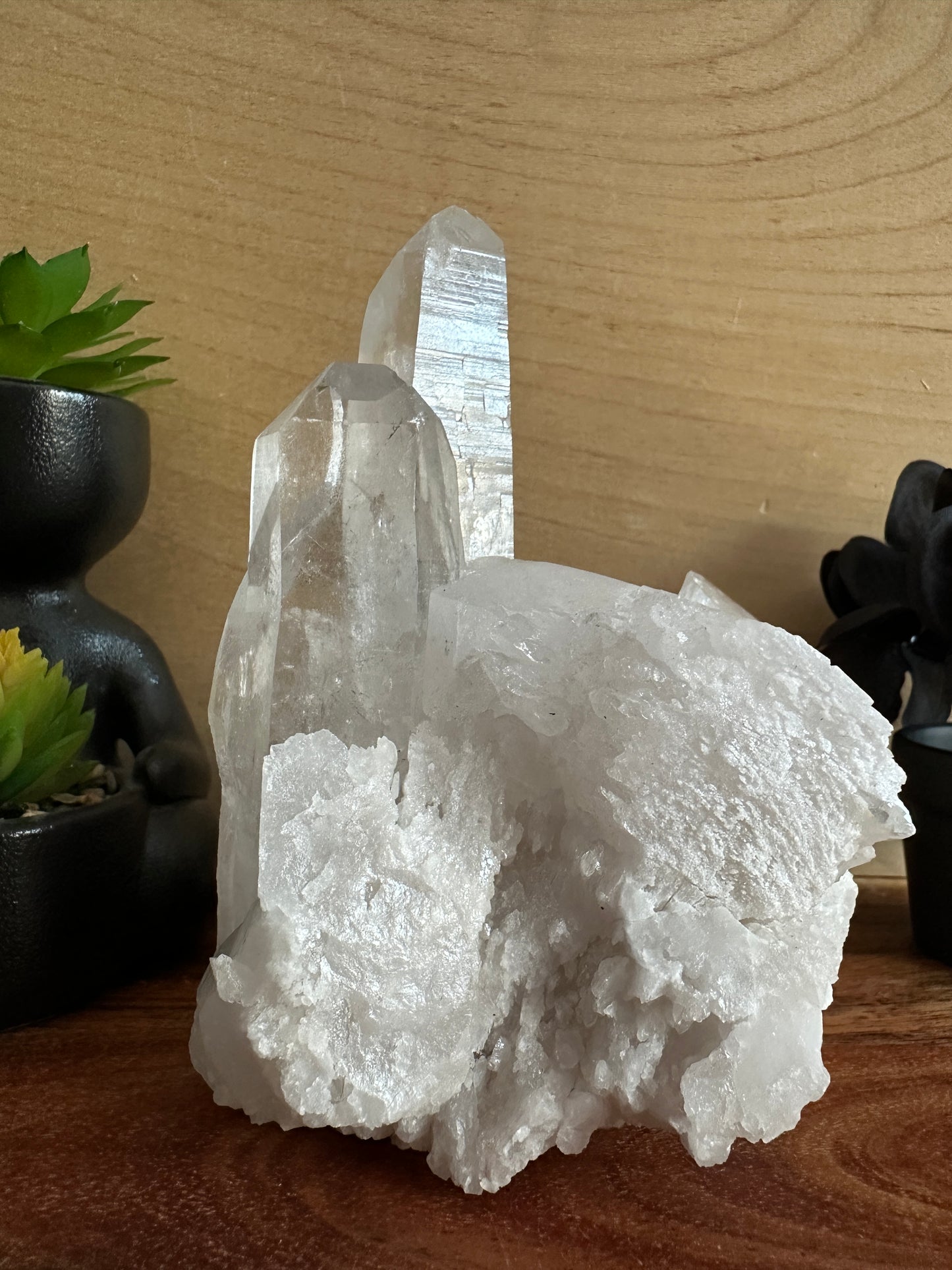 Lemurian Quartz Cluster 687g
